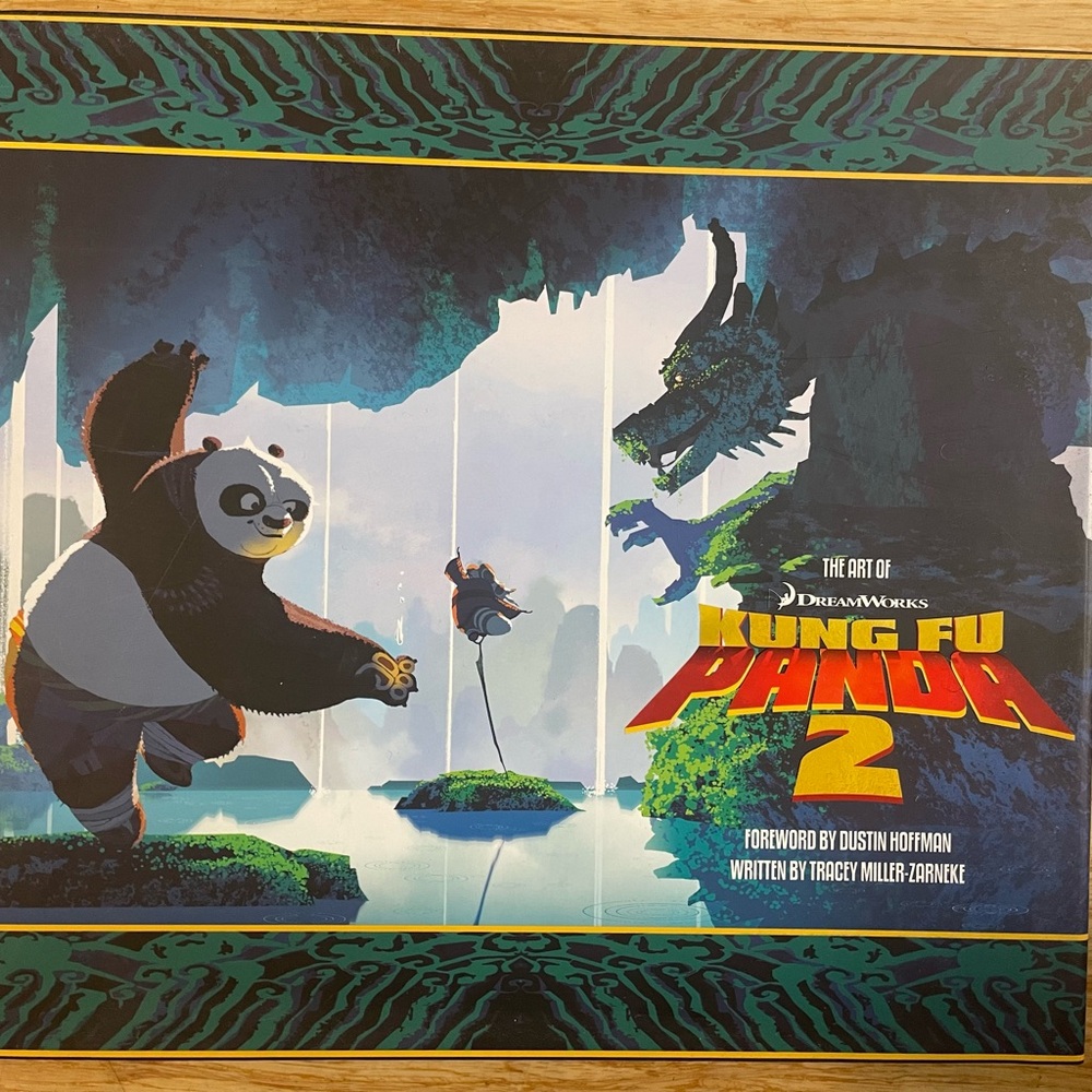 Dreamworks Kung Fu Panda 2 Art Book - Black, White, Blue